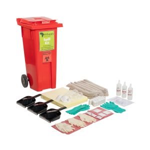 130L Biological Wheelie Bin Absorbent Spill Kit